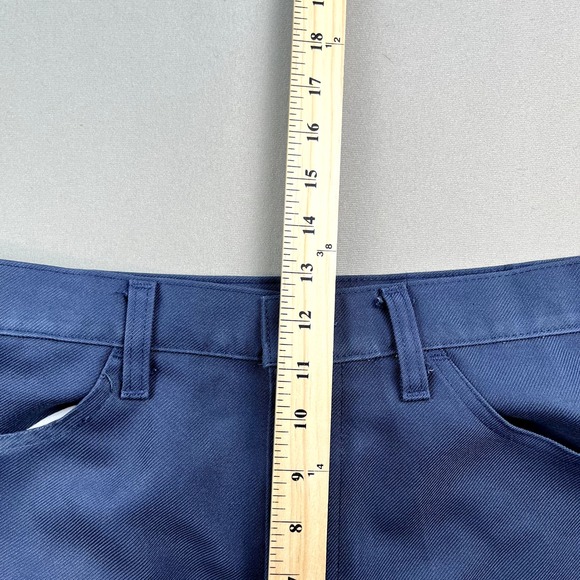 Vintage Levis Sta-Prest Pants Mens 34 Blue Straight Leg Dress Slacks Made in USA - Picture 16 of 16